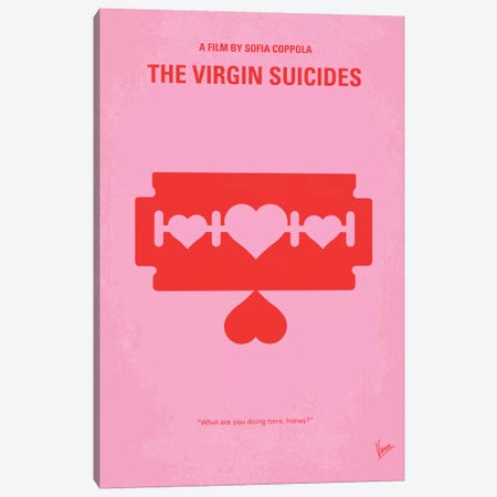 The Virgin Suicides Minimal Movie Poster Canvas Print #CKG307} by Chungkong Canvas Art Print