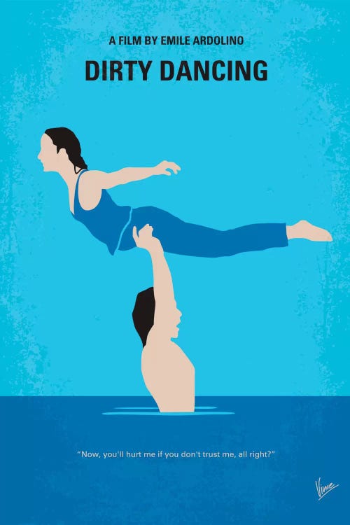 Dirty Dancing Minimal Movie Poster