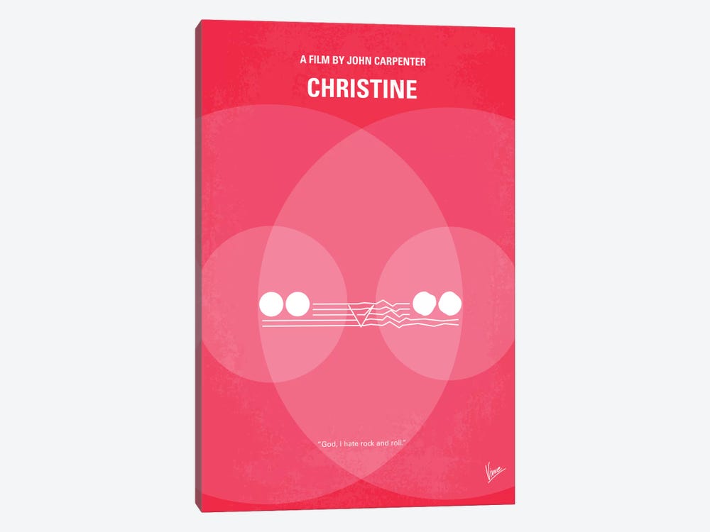 Christine Minimal Movie Poster by Chungkong 1-piece Art Print