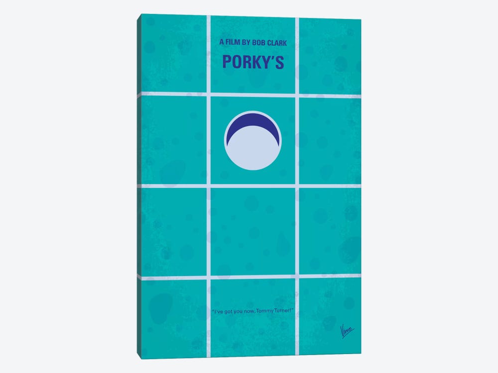 Porky's Minimal Movie Poster by Chungkong 1-piece Canvas Print