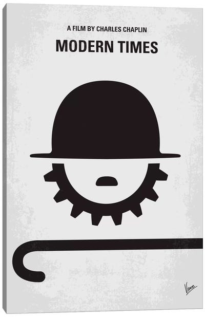 Modern Times Minimal Movie Poster Canvas Art Print - Other