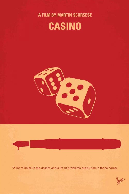 Casino Minimal Movie Poster