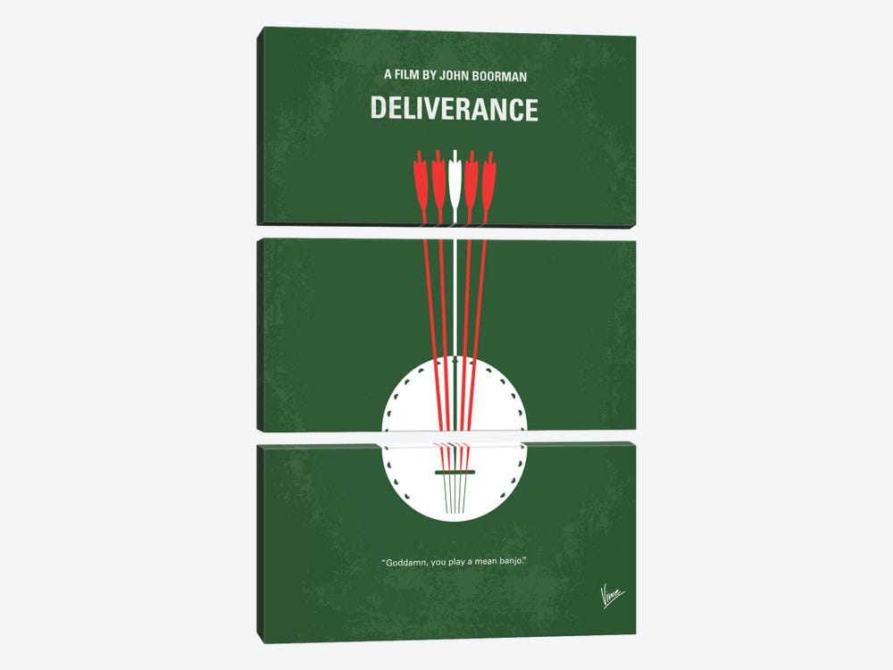 Deliverance Minimal Movie Poster by Chungkong 3-piece Art Print