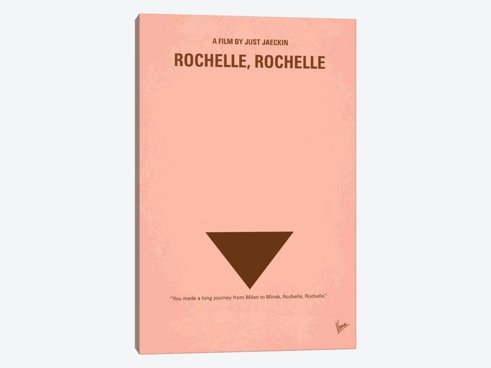 Rochelle Rochelle Minimal Movie Poster by Chungkong 1-piece Canvas Print