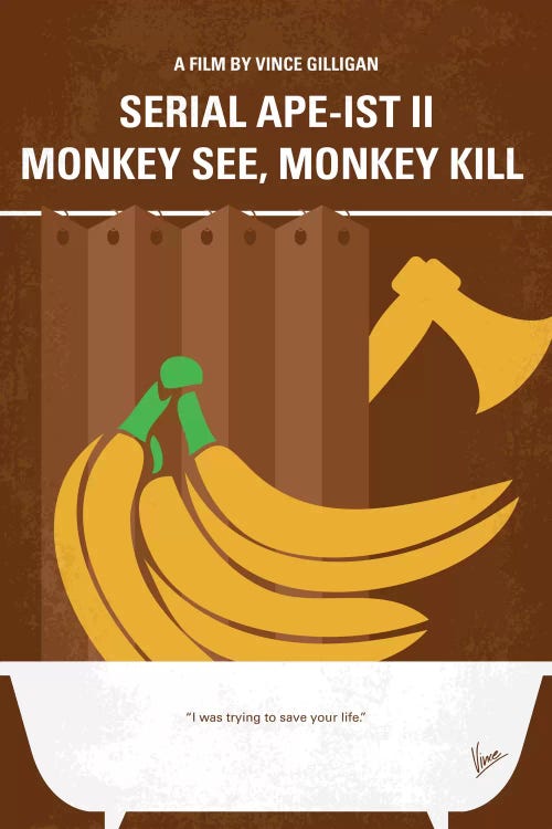 Serial Ape-ist Minimal Movie Poster