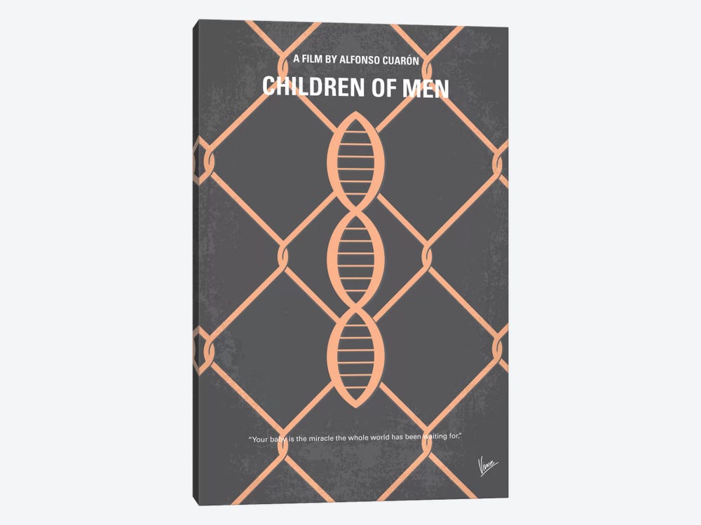 Children Of Men Minimal Movie Poster by Chungkong 1-piece Canvas Art Print