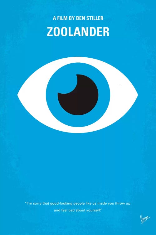 Zoolander Minimal Movie Poster