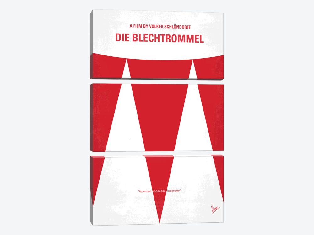 Die Blechtrommel Minimal Movie Poster by Chungkong 3-piece Canvas Print
