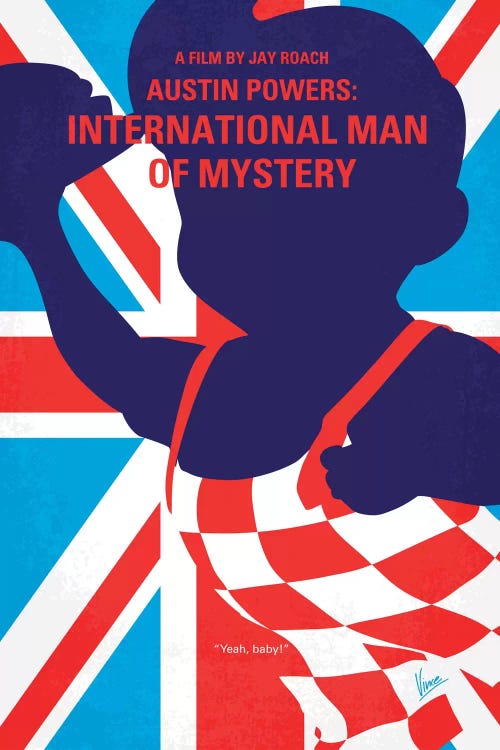 austin powers international man of mystery poster