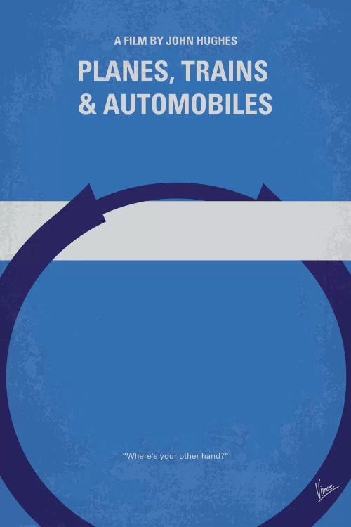 Planes, Trains And Automobiles Minimal Movie Poster