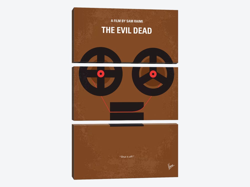 The Evil Dead Minimal Movie Poster by Chungkong 3-piece Art Print