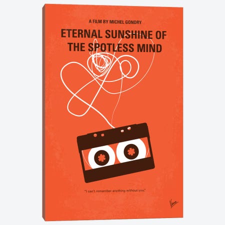 Eternal Sunshine Of The Spotless Mind Minimal Movie Poster Canvas Print #CKG392} by Chungkong Art Print