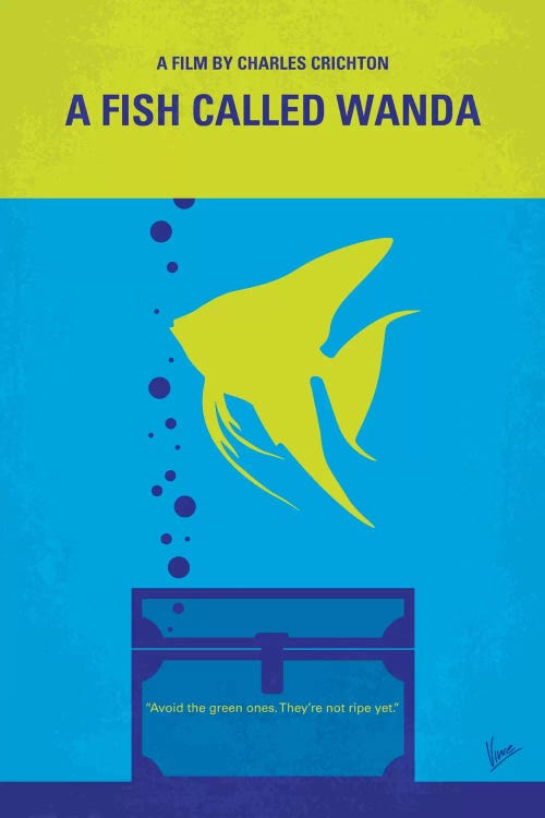 A Fish Called Wanda Minimal Movie Poster