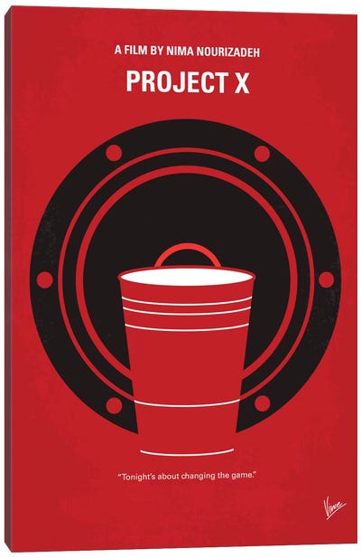 Project X Minimal Movie Poster Canvas Art Print - Chungkong's Comedy Movie Posters