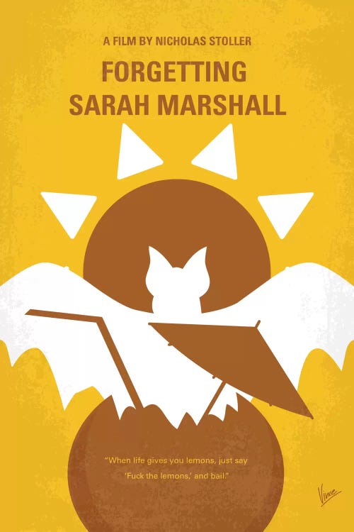 Forgetting Sarah Marshall Minimal Movie Poster