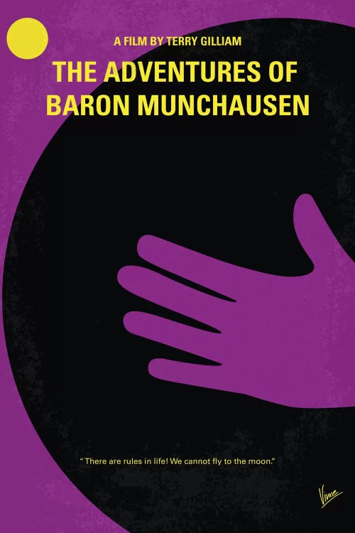 The Adventures Of Baron Munchausen Minimal Movie Poster