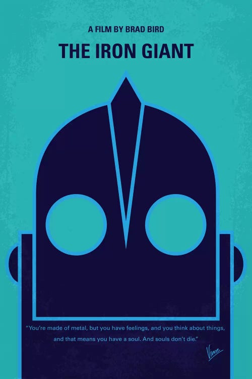 The Iron Giant Minimal Movie Poster