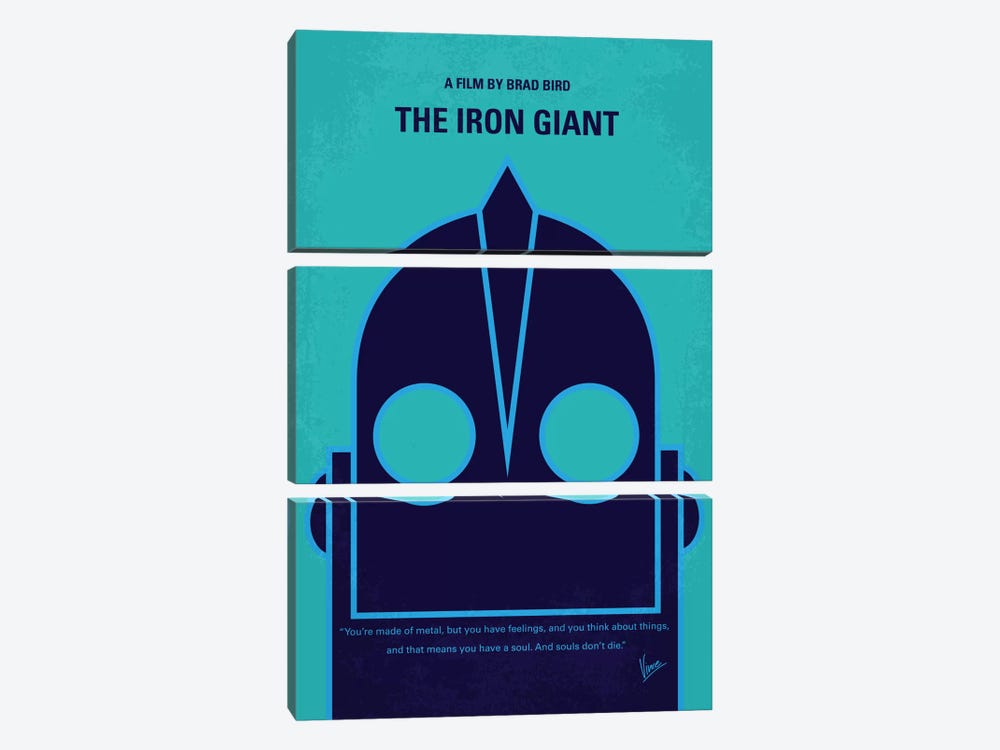 The Iron Giant Minimal Movie Poster by Chungkong 3-piece Art Print