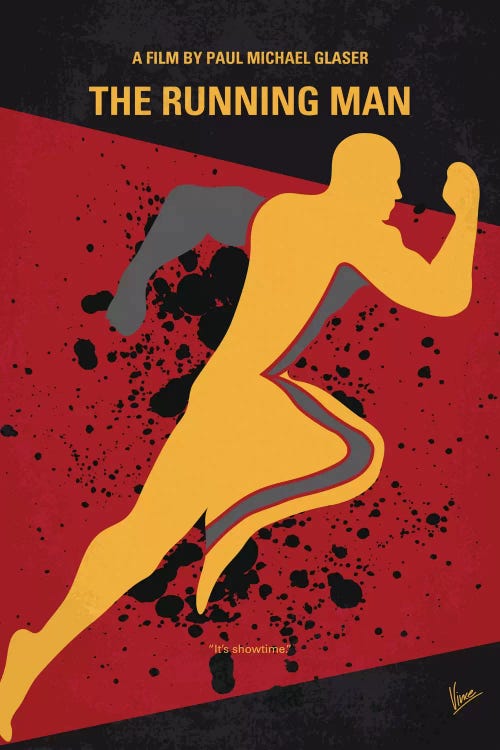 Running Man Minimal Movie Poster