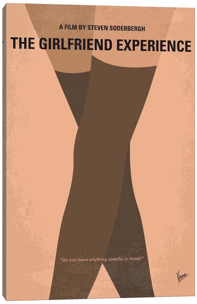 The Girlfriend Experience Minimal Movie Poster Canvas Art Print - Movie Posters
