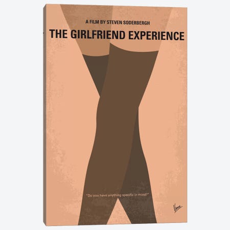 The Girlfriend Experience Minimal Movie Poster Canvas Print #CKG446} by Chungkong Canvas Artwork