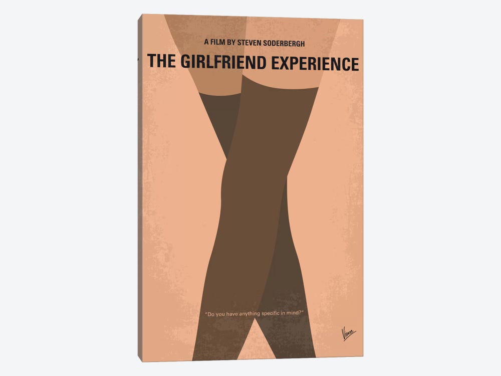 The Girlfriend Experience Minimal Movie Poster by Chungkong 1-piece Canvas Artwork