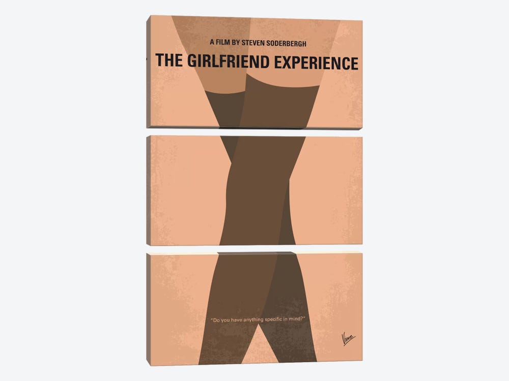 The Girlfriend Experience Minimal Movie Poster by Chungkong 3-piece Canvas Wall Art