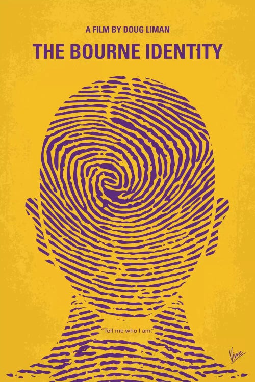 The Bourne Identity Minimal Movie Poster