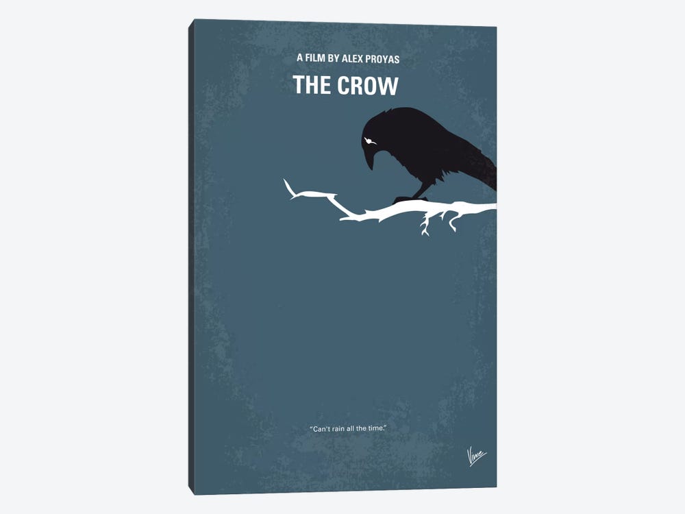 The Crow Minimal Movie Poster by Chungkong 1-piece Art Print