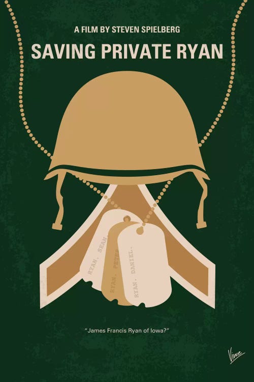 Saving Private Ryan Minimal Movie Poster