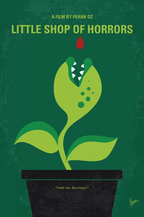 Little Shop Of Horrors Minimal Movie Poster