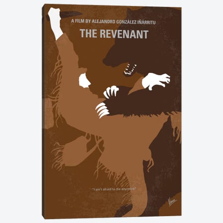 The Revenant Minimal Movie Poster Canvas Print #CKG484} by Chungkong Canvas Art