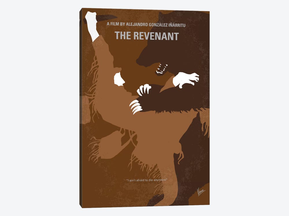 The Revenant Minimal Movie Poster by Chungkong 1-piece Canvas Wall Art
