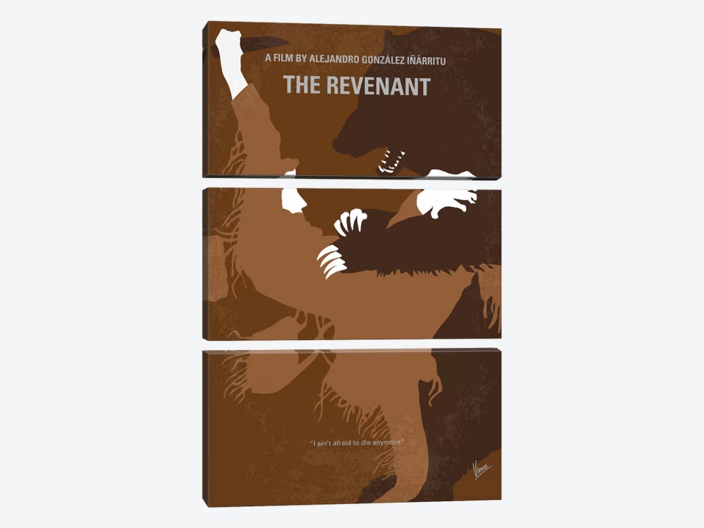 The Revenant Minimal Movie Poster by Chungkong 3-piece Canvas Artwork