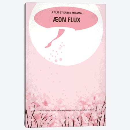 Aeon Flux Minimal Movie Poster Canvas Print #CKG486} by Chungkong Canvas Artwork