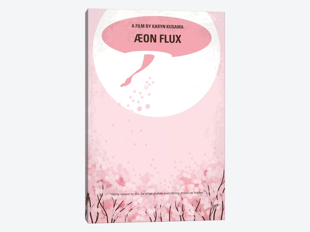 Aeon Flux Minimal Movie Poster by Chungkong 1-piece Canvas Artwork