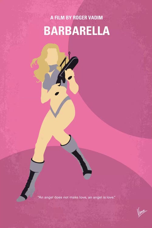 Barbarella Minimal Movie Poster