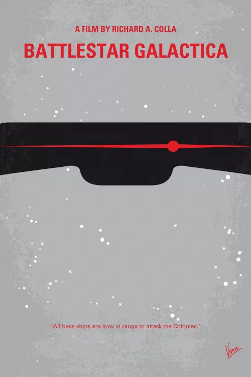 Battlestar Galactica Minimal Movie Poster