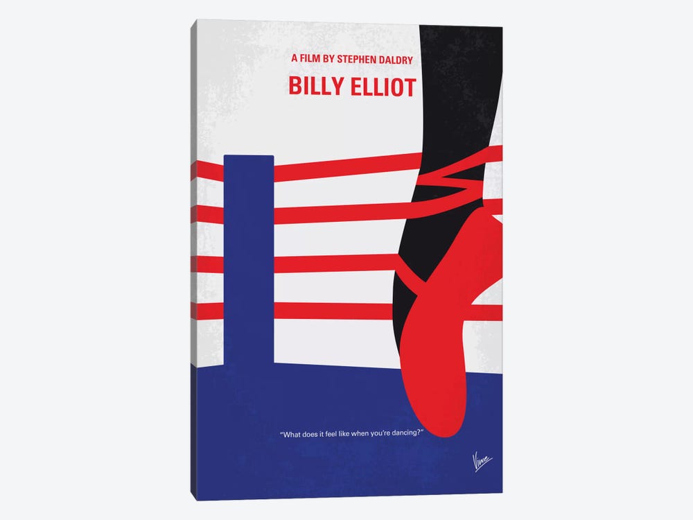 Billy Elliot Minimal Movie Poster by Chungkong 1-piece Art Print