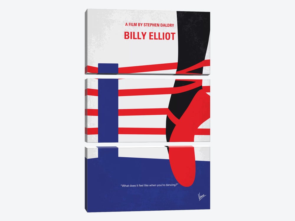 Billy Elliot Minimal Movie Poster by Chungkong 3-piece Art Print