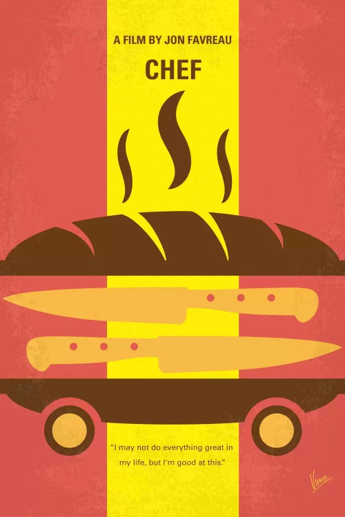 Chef Minimal Movie Poster