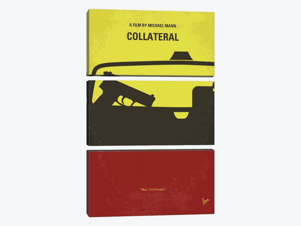 Collateral Minimal Movie Poster by Chungkong 3-piece Art Print