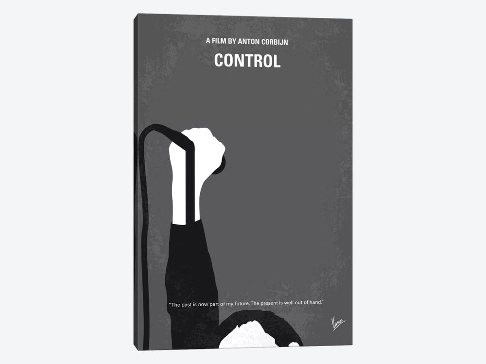 Control Minimal Movie Poster by Chungkong 1-piece Canvas Artwork