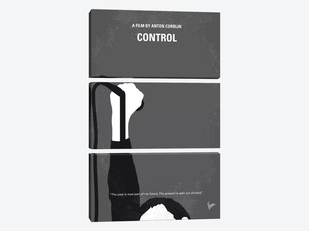 Control Minimal Movie Poster by Chungkong 3-piece Canvas Artwork