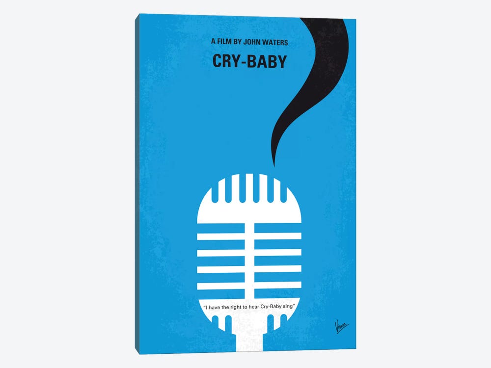 Cry-Baby Minimal Movie Poster by Chungkong 1-piece Art Print