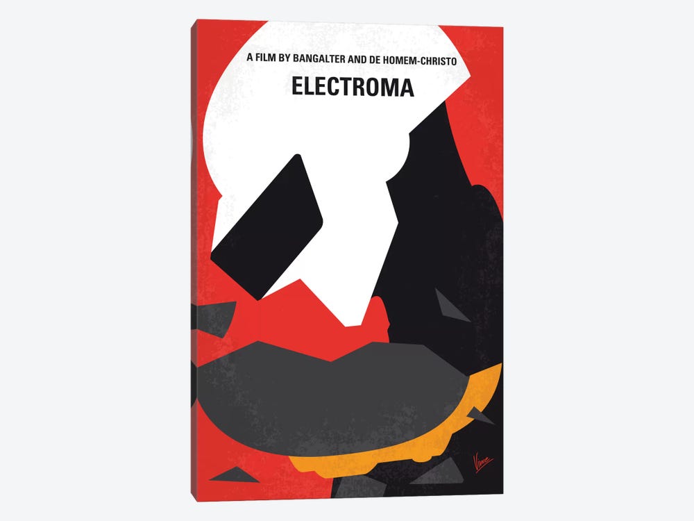 Daft Punk's Electroma Minimal Movie Poster by Chungkong 1-piece Canvas Art