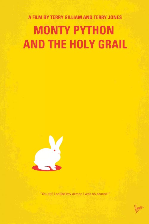 Monty Python And The Holy Grail Minimal Movie Poster