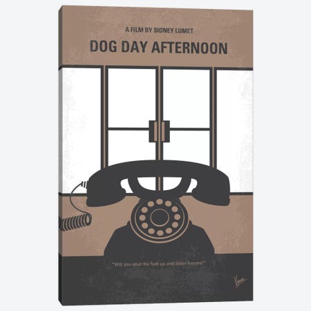 Dog Day Afternoon Minimal Movie Poster Canvas Print #CKG525} by Chungkong Canvas Print