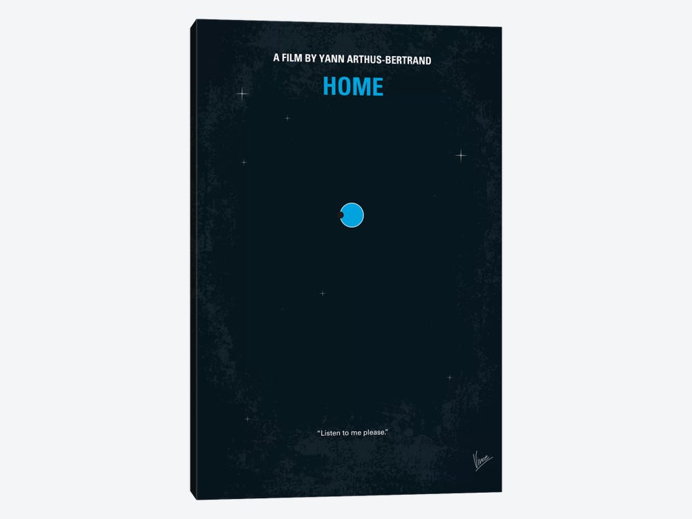 Home Minimal Movie Poster by Chungkong 1-piece Canvas Art