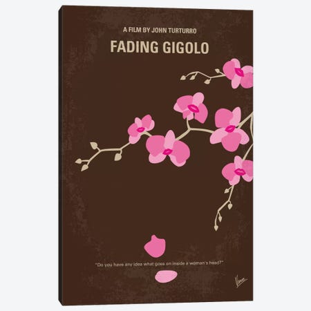 Fading Gigolo Minimal Movie Poster Canvas Print #CKG534} by Chungkong Canvas Artwork